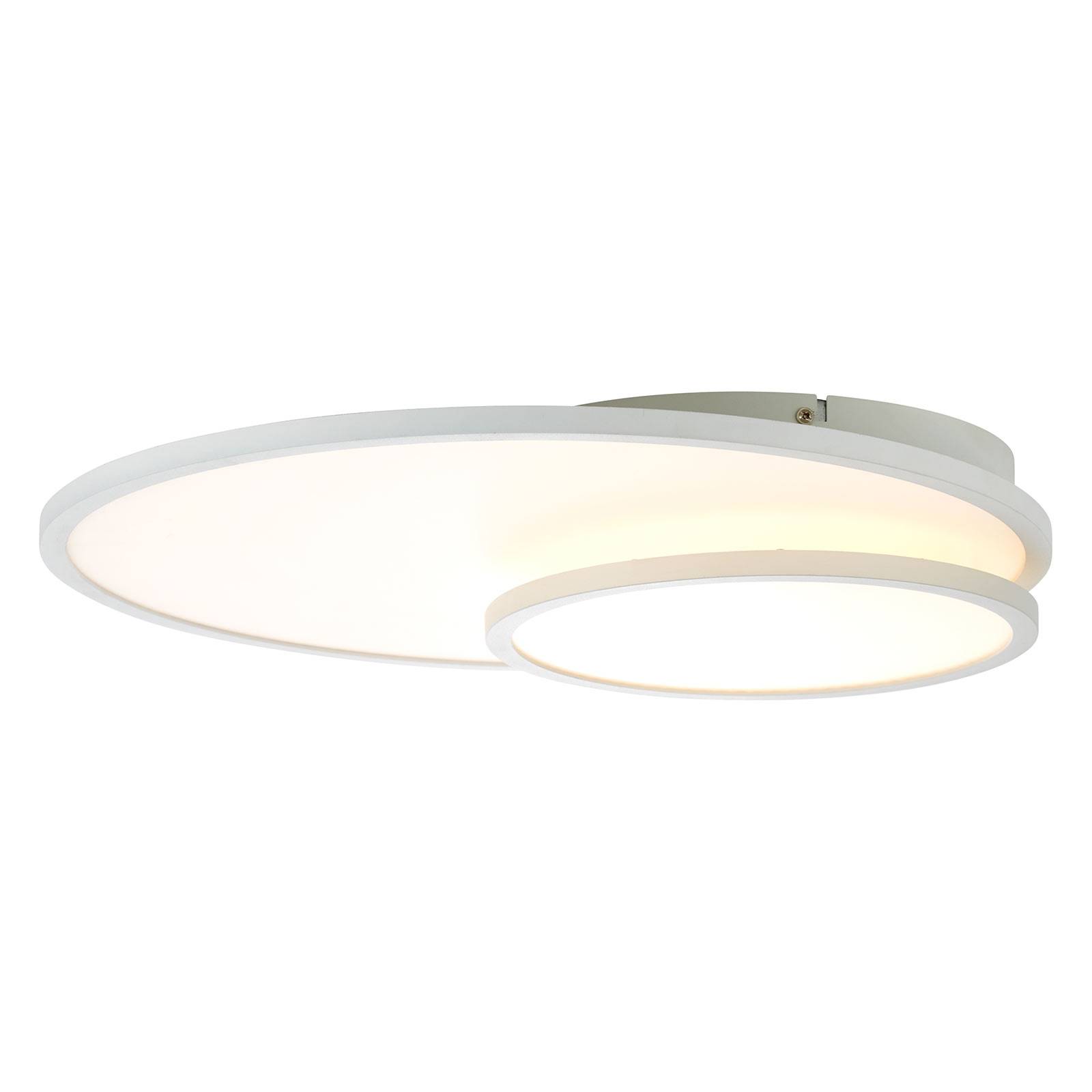 LED-Deckenlampe Bility, rund, Rahmen weiß von Brilliant