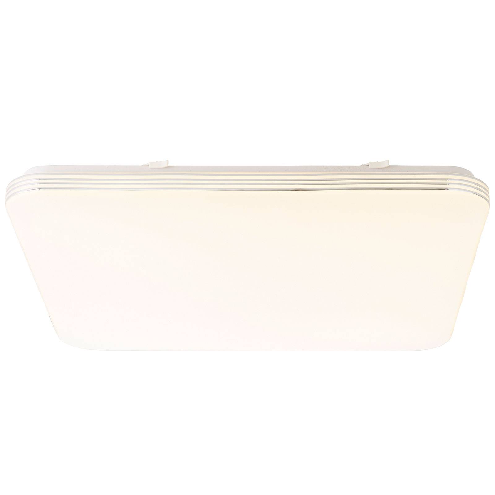 LED-Deckenleuchte Ariella in Weiß/Chrom, 54x54 cm von Brilliant