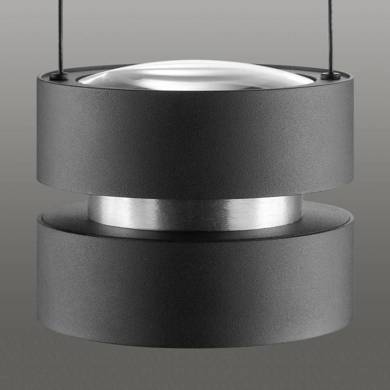 LED-Hängelampe Glow-Sphere, Ø 18 cm, schwarz, Metall LED-Hängelampe Glow-Sphere, Ø 18 cm, schwarz, Metall von Brilliant