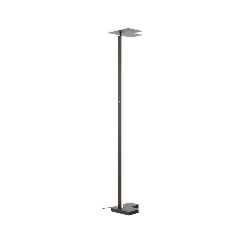 LED-Stehleuchte Mora, anthrazit, Höhe 178 cm, Metall von Brilliant