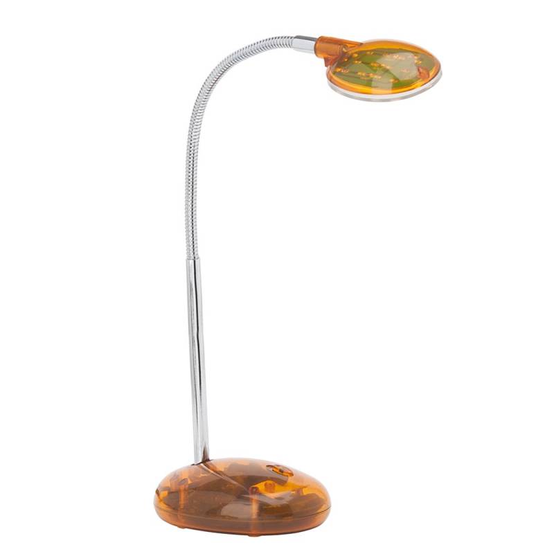 home24 LED-Tischleuchte Timmi 32 x 29cm Orange/Orange Primärmaterial: Metall Sekundärmaterial: Kunststoff Nicht austauschbare LEDs von home24