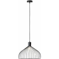 Lampe, Blacky Pendelleuchte 40cm schwarz matt, 1x A60, E27, 40W, Kabel kürzbar / in der Höhe einstellbar - schwarz - Brilliant von Brilliant