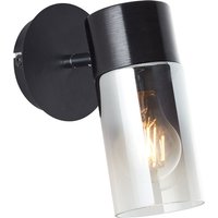 Brilliant - Lampe Alia Strahler 1-flammig schwarz/rauchglas schwarz 1x A60, E27, 40 w - schwarz von Brilliant