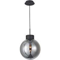 Lampe Astro Pendelleuchte 30cm schwarz/rauchglas 1x A60, E27, 60W, geeignet für Normallampen (nicht enthalten) In der Höhe einstellbar / Kabel von Brilliant