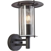 Lampe Detroit Außenwandleuchte stehend schwarz matt Metall/Glas schwarz 1x A60, E27, 20 w - Brilliant Lampe Detroit Außenwandleuchte stehend schwarz matt Metall/Glas schwarz 1x A60, E27, 20 w - Brilliant von Brilliant