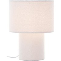 [NEUWERTIG] B-Ware Brilliant Tischleuchte Teddy Lampe Weiß Hauptlicht Höhe 30 Cm Stoff Metall von Brilliant