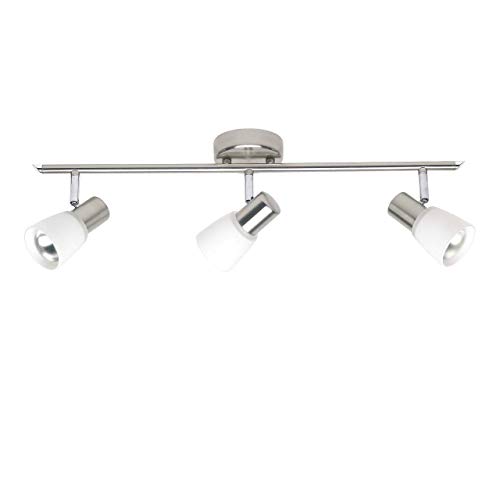 BRILLIANT Lampe Luca Spotrohr 3flg eisen/chrom/weiß | 3x R50, E14, geeignet für Reflektorlampen (nicht enthalten) | Köpfe schwenkbar BRILLIANT Lampe Luca Spotrohr 3flg eisen/chrom/weiß | 3x R50, E14, geeignet für Reflektorlampen (nicht enthalten) | Köpfe schwenkbar von Brilliant
