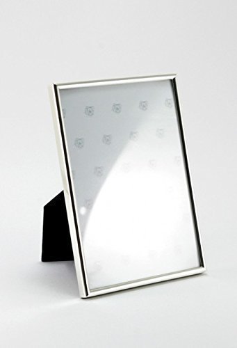 Brillibrum Design Fotorahmen Silber schmaler Rand Quadratisch Bilderrahmen 12 x 12 von Brillibrum