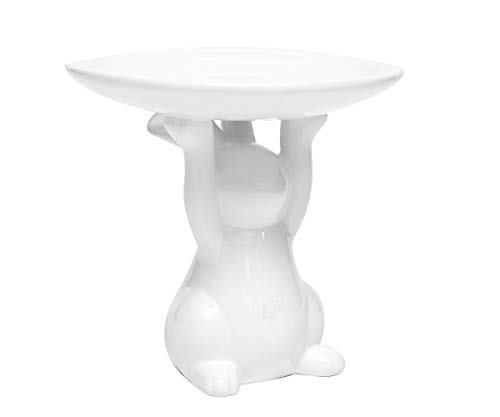 Brillibrum B-Ware Dekoteller Teller Hase Osterhase Keramik Servierteller Etagere Häschen Weiß Osterdeko Figur Desserteller aus Porzellan Standfuß Ostermotiv Hasenmotiv Hasenteller Brillibrum B-Ware Dekoteller Teller Hase Osterhase Keramik Servierteller Etagere Häschen Weiß Osterdeko Figur Desserteller aus Porzellan Standfuß Ostermotiv Hasenmotiv Hasenteller von Brillibrum
