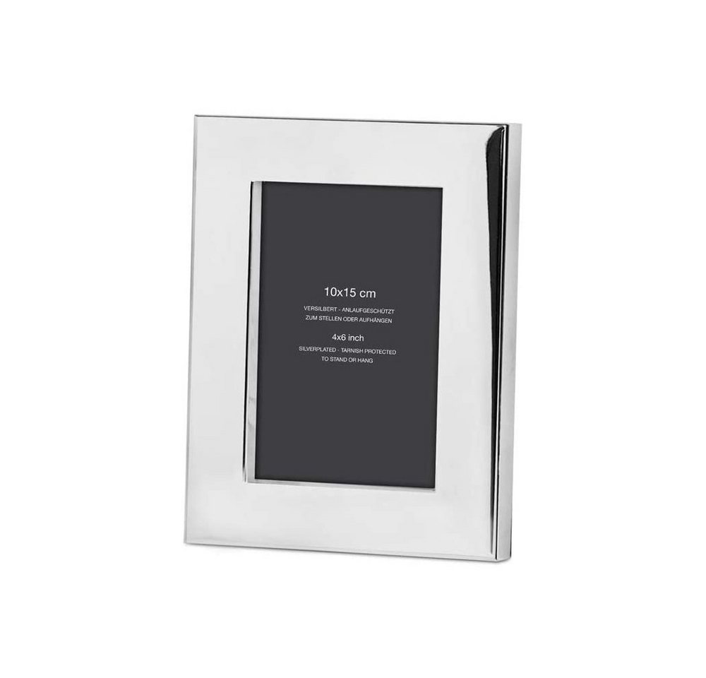 Brillibrum Bilderrahmen Bilderrahmen Silber 10x15 cm Fotorahmen versilbert Rahmen von Brillibrum