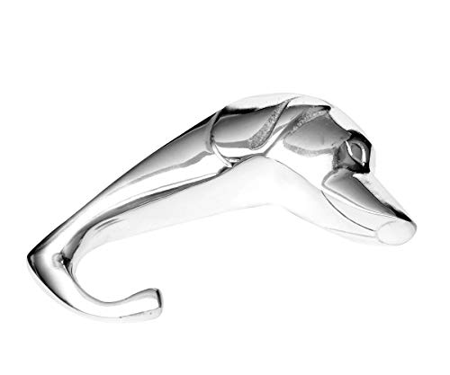 Brillibrum Design Wandhaken Pferd Kleiderhaken Hund Aus Aluminium Garderobenhaken (Hund - groß) von Brillibrum