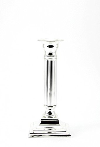 Brillibrum KERZENLEUCHTER KERZENSTÄNDER 3 GRÖßEN 15 19 23 cm Silber KANDELABER LEUCHTER NEU Flyer Geschenke Geschenkidee (Kerzenleuchter 19cm) von Brillibrum