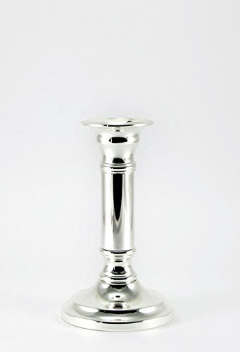 Brillibrum Kerzenleuchter 15 19 23 cm Kandelaber Kerzenständer Silber Rund Armleuchter Fyler (Klein - Ohne Gravur) von Brillibrum