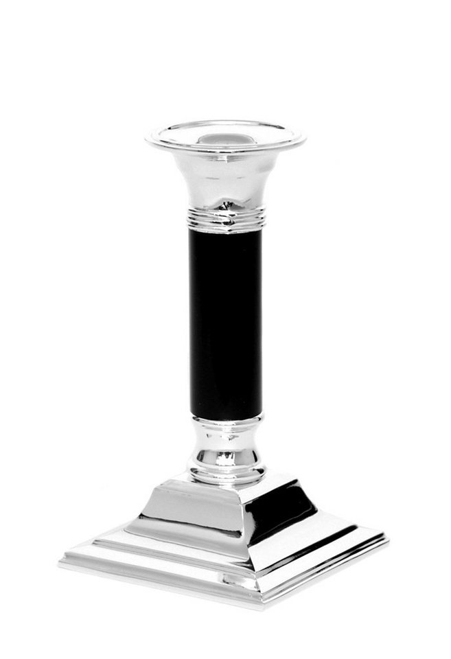 Brillibrum Kerzenständer Kerzenleuchter versilbert Kerzenständer Schwarz Kerzenhalter von Brillibrum