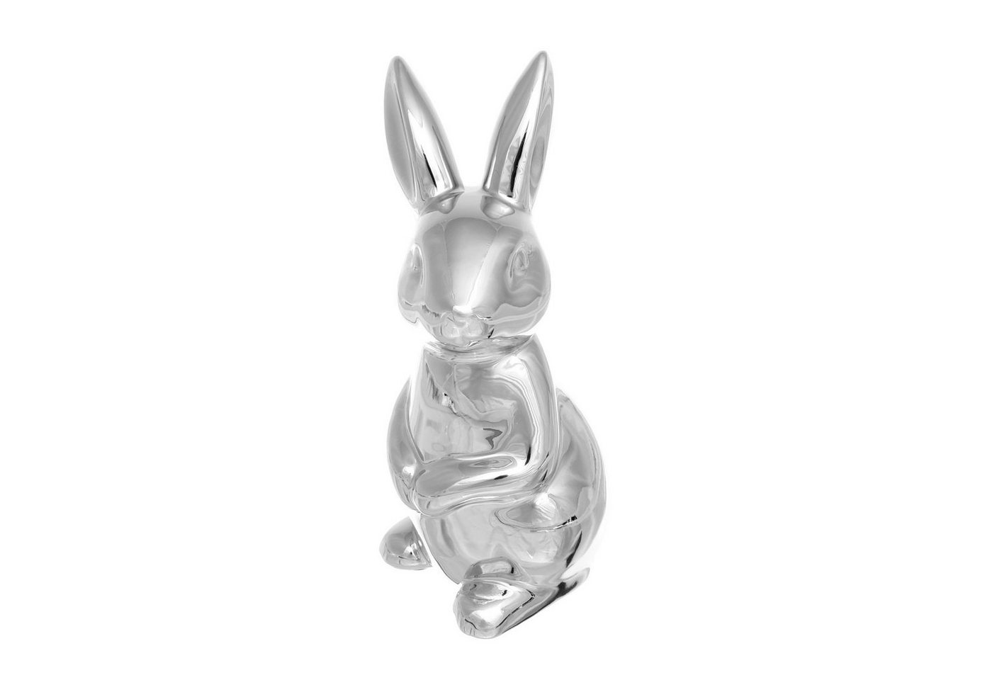 Brillibrum Osterhase Hase Porzellan Silber Osterhase Ostern Osterdeko Häsche Osterdeko von Brillibrum