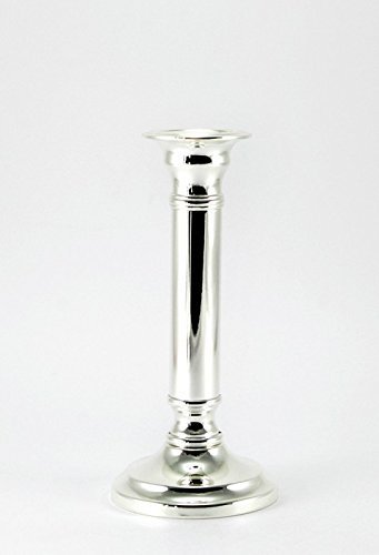 Kerzenleuchter 15 19 23 cm Kandelaber Kerzenständer Silber Rund Armleuchter Brillibrum Fyler (Mittel - Ohne Gravur) von Brillibrum