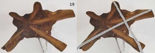 Teakholz Klapptisch Couchtisch Beistelltisch Teak Holztisch klappbar Wohnzimmer (Modell 19) von Brillibrum