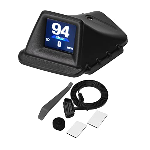 Brilluxa Digital Meter, OBD2 HD Racing Instrument mit GPS -Dual -System für die Überwachung des Autohboards von Brilluxa