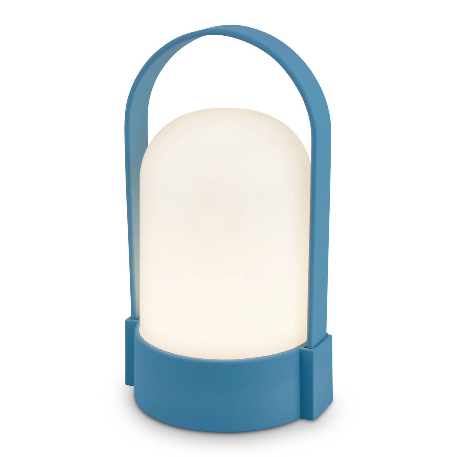 Brilo Akku-LED-Tischleuchte Blau Ø 8,5 cm x 15,5 cm Brilo Akku-LED-Tischleuchte Blau Ø 8,5 cm x 15,5 cm von Brilo
