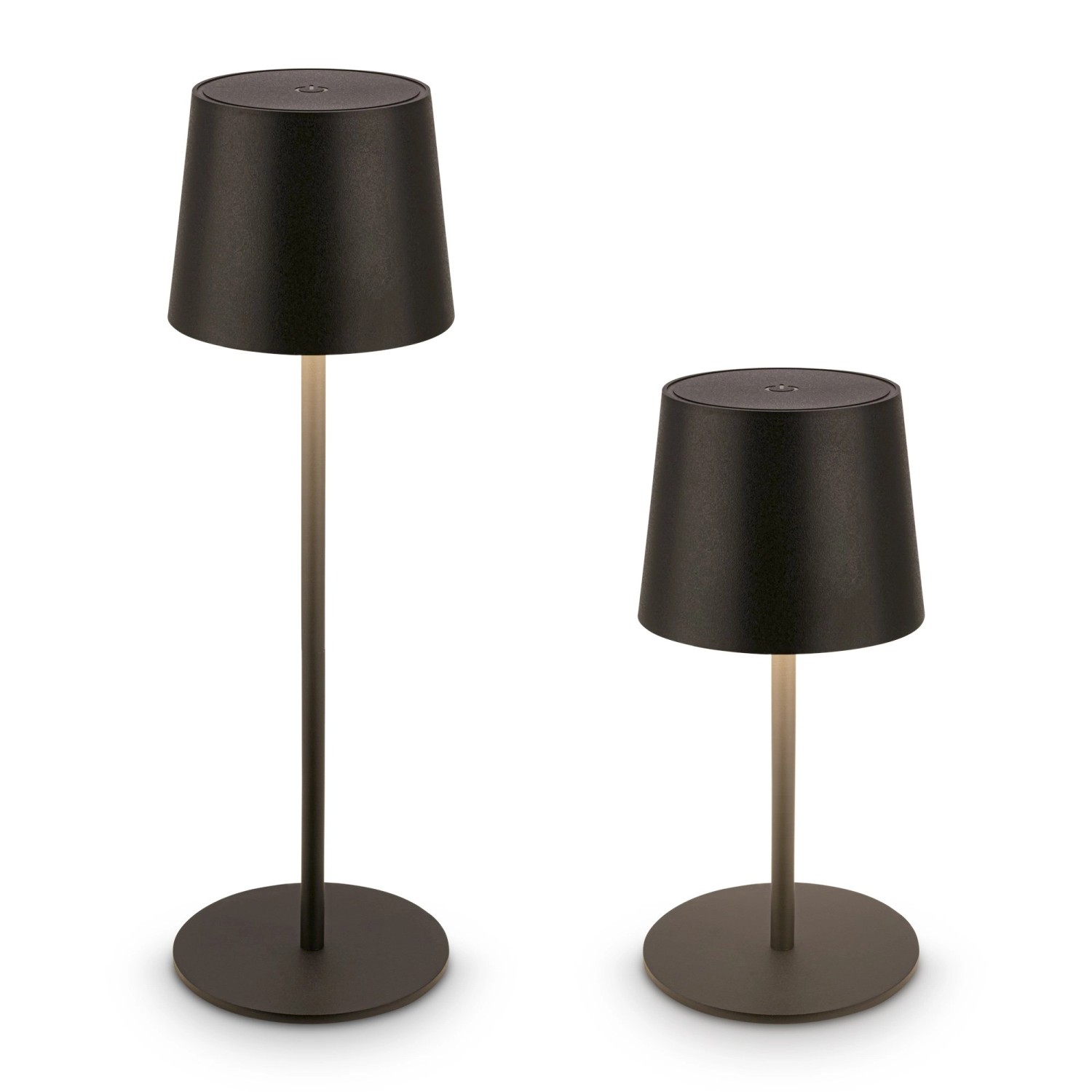 Brilo Akku-LED-Tischleuchte Bota Schwarz Ø 11 cm Brilo Akku-LED-Tischleuchte Bota Schwarz Ø 11 cm von Brilo