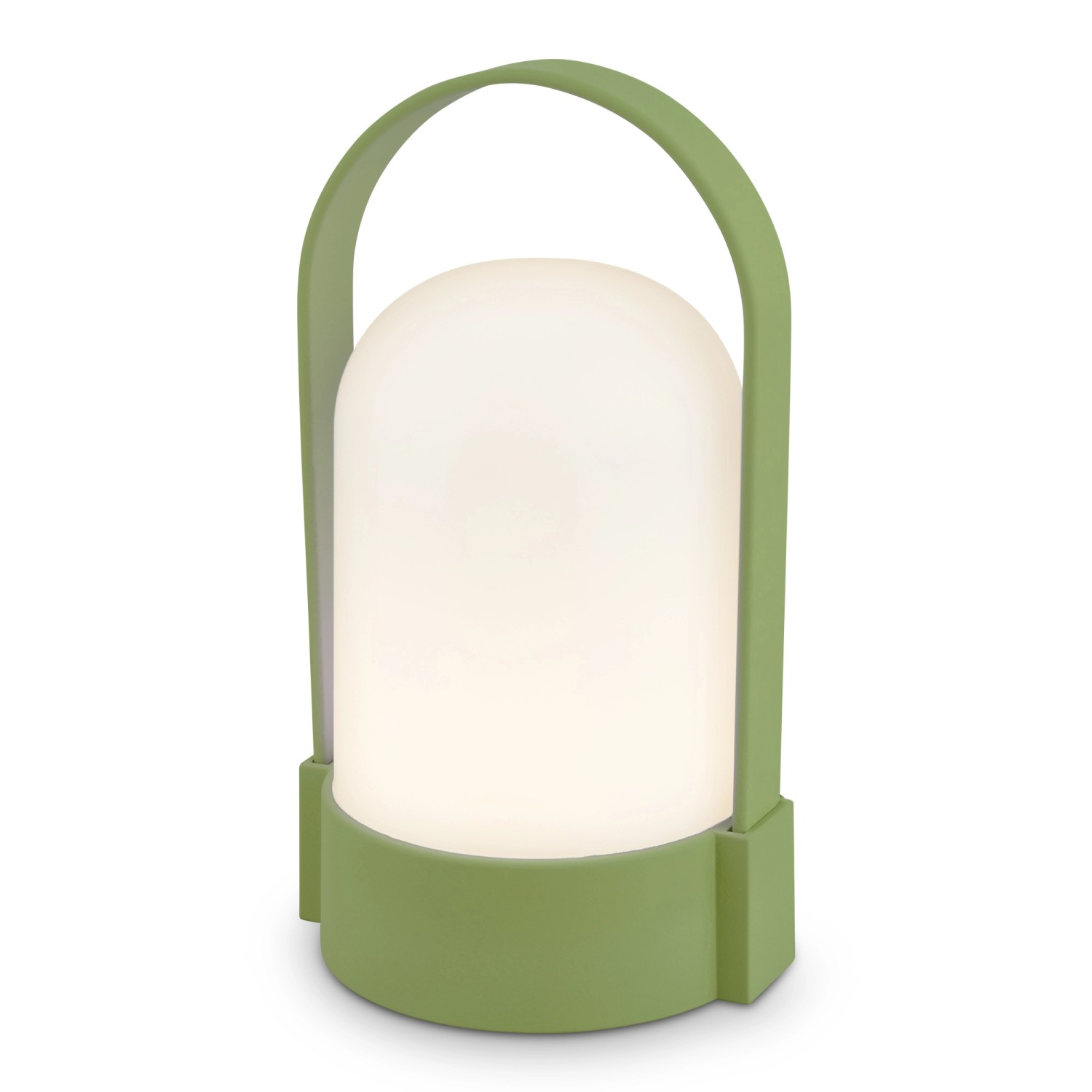 Brilo Akku-LED-Tischleuchte Lindgrün Ø 8,5 cm x 15,5 cm Brilo Akku-LED-Tischleuchte Lindgrün Ø 8,5 cm x 15,5 cm von Brilo