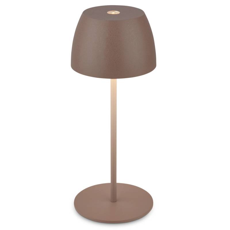 Brilo LED-Akku-Tischleuchte Serina Mini Umbrasand 20 cm x Ø 8 cm von Brilo