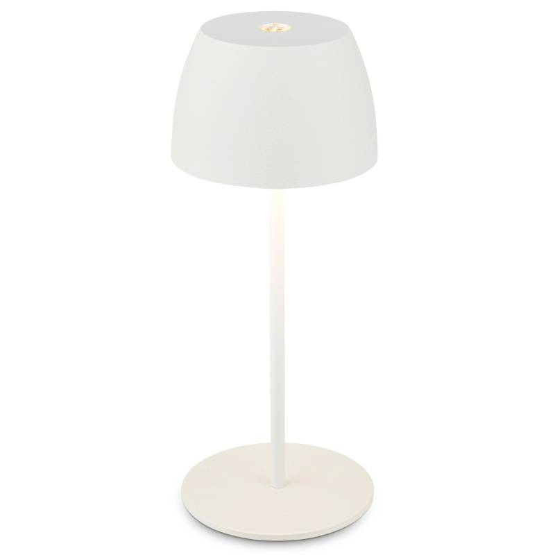 Brilo LED-Akku-Tischleuchte Serina Mini Weiß 20 cm x Ø 8 cm von Brilo