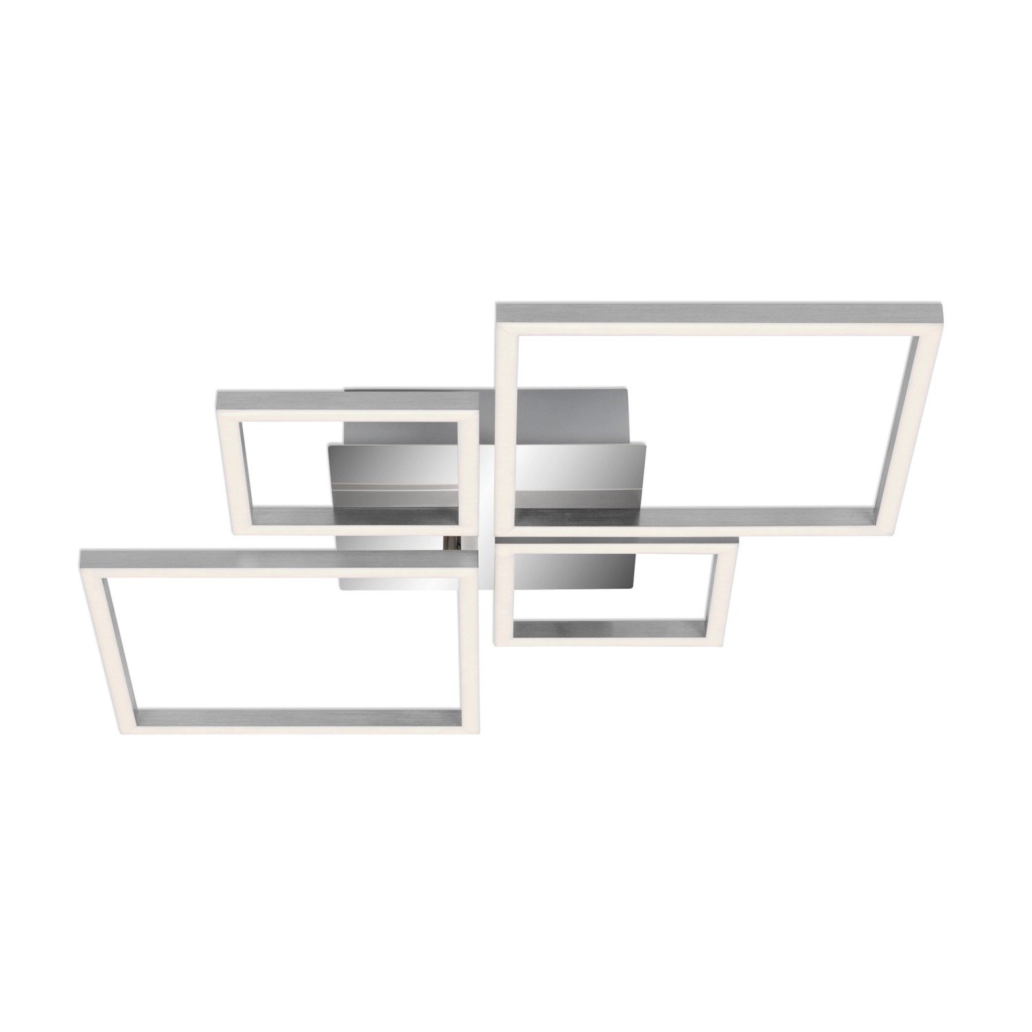 Brilo LED-Deckenleuchte Frame Dimmbar Silber 75 cm x 47 cm x 7,3 cm Brilo LED-Deckenleuchte Frame Dimmbar Silber 75 cm x 47 cm x 7,3 cm von Brilo