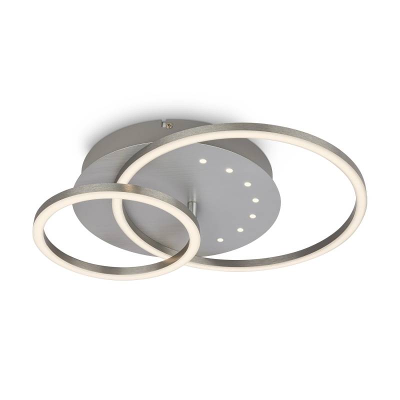 Brilo LED-Deckenleuchte Frame Dot LED Dots Schwenkbar Silber von Brilo