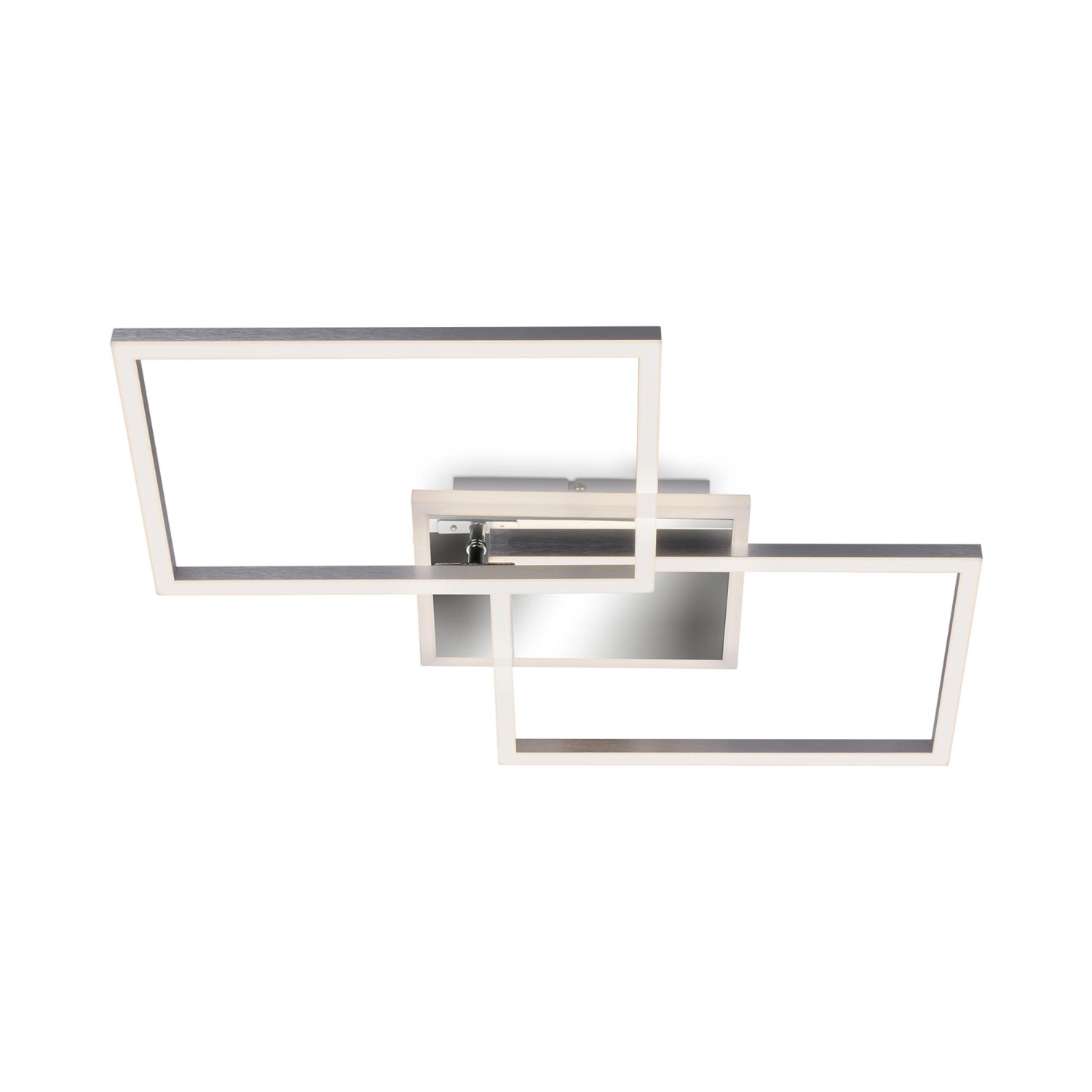 Brilo LED-Deckenleuchte Frame inkl. Fernbedienung Dimmbar Backlight Silber Brilo LED-Deckenleuchte Frame inkl. Fernbedienung Dimmbar Backlight Silber von Brilo