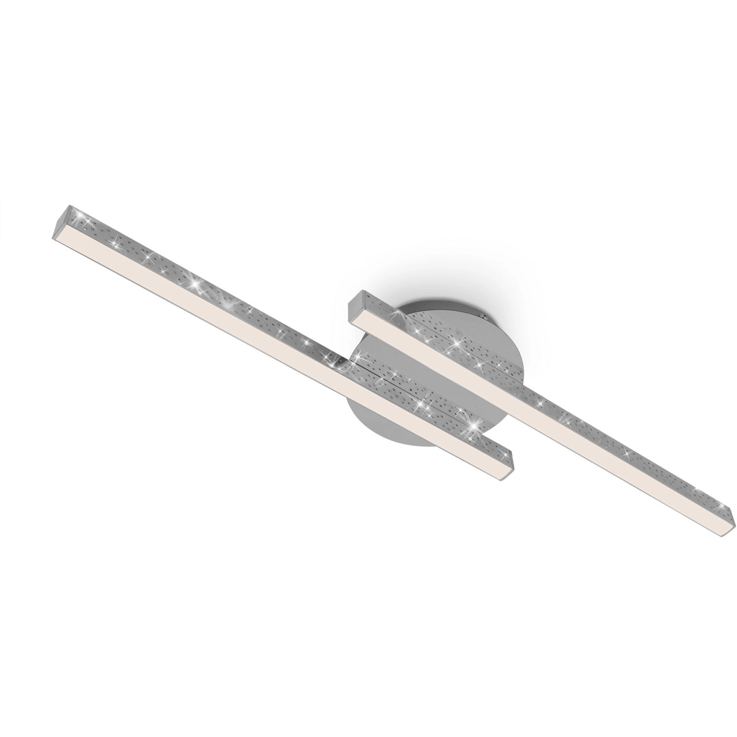 Brilo LED-Deckenleuchte Rey 2-flammig Chrom Brilo LED-Deckenleuchte Rey 2-flammig Chrom von Brilo