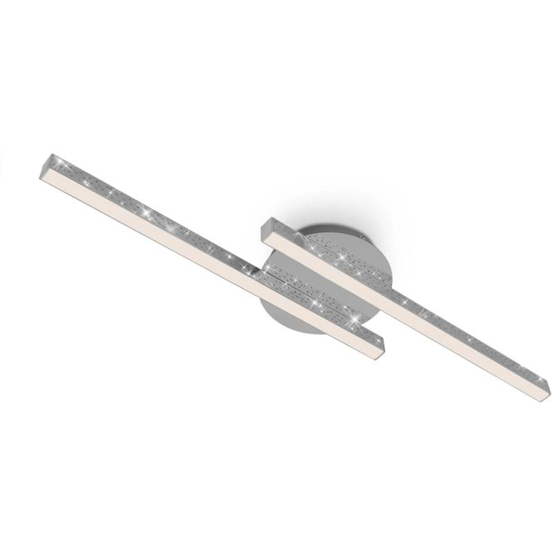 Brilo LED-Deckenleuchte Rey 2-flammig Chrom von Brilo