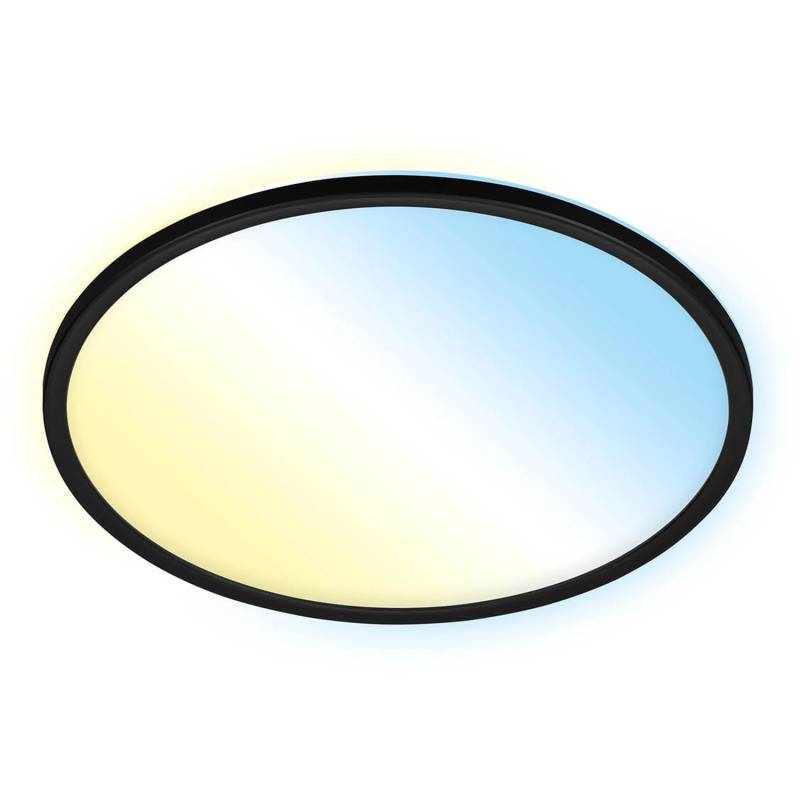 Brilo LED-Deckenleuchte Slim S B-Smart Panel Dimmbar Schwarz 22 W von Brilo