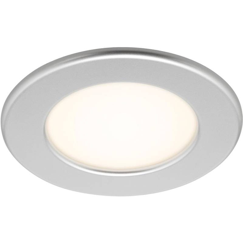 Brilo LED-Einbauleuchte Thin 1er-Set Chrom-Matt von Brilo
