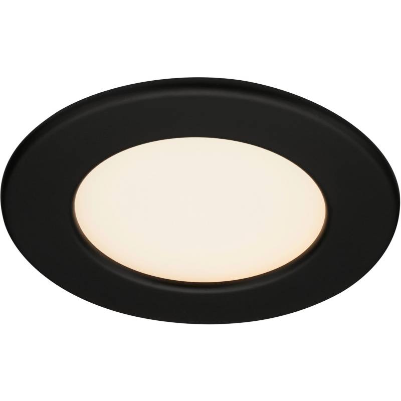 Brilo LED-Einbauleuchte Thin 1er-Set Matt-Schwarz von Brilo