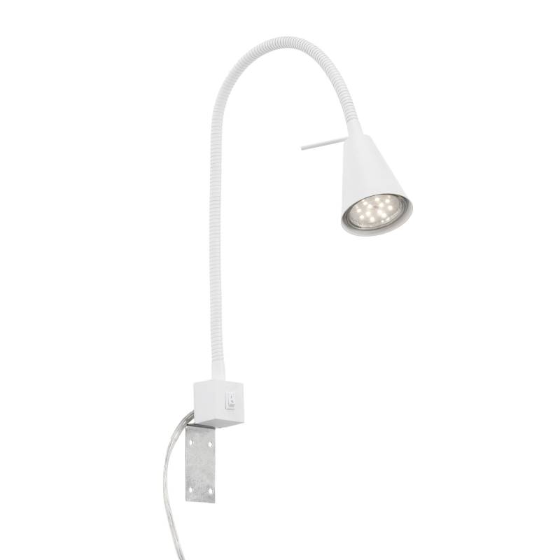 Brilo LED-Leseleuchte 'Tuso' weiß 40,3 x 21,7 cm von Brilo