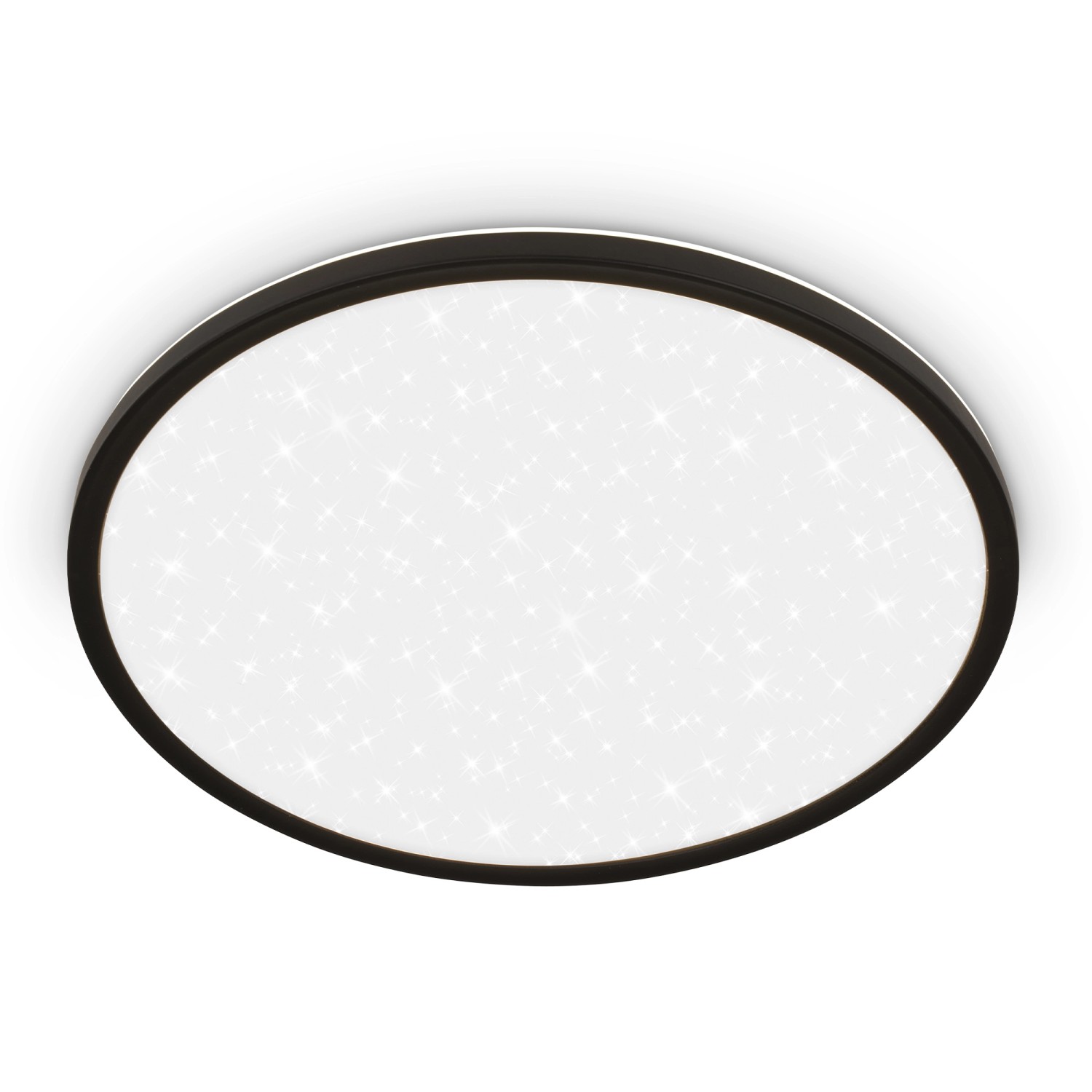 Brilo LED-Panel Slim Sternenhimmel Neutralweiß Schwarz 3,3 cm x Ø 37,5 cm Brilo LED-Panel Slim Sternenhimmel Neutralweiß Schwarz 3,3 cm x Ø 37,5 cm von Brilo