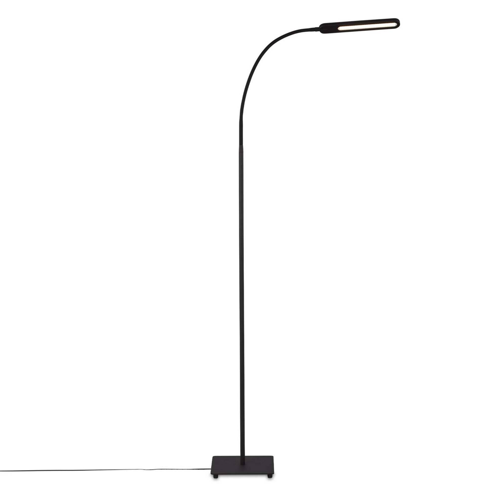 Brilo LED-Stehleuchte 'SERVO' schwarz Ø 20,8 x 183 cm von Brilo