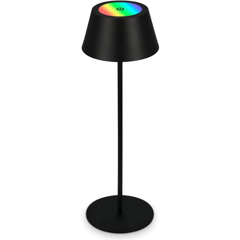 Brilo RGB Akku-Tischleuchte Schwarz 2,6W von Brilo