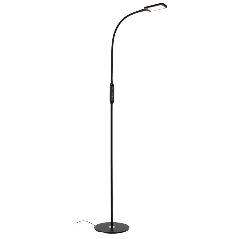 Brilo Stehleuchte Office Remote Fernbedienung Dimmbar Touch Schwarz von Brilo