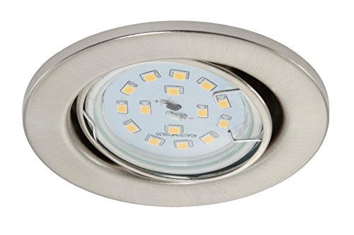 Brilomer Leuchten LED Einbauleuchte, 1 flammig, matt-nickel, 8315-012 Brilomer Leuchten LED Einbauleuchte, 1 flammig, matt-nickel, 8315-012 von BRILONER