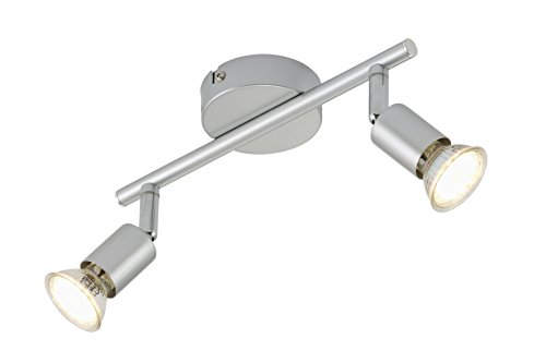 Briloner Leuchten, LED Deckenstrahler, Deckenleuchte, Deckenlampe, Spots, Wohnzimmerlampe, LED Strahler, Deckenbeleuchtung, Deckenlampe Wohnzimmer-Kinderzimmer-Schlafzimmer, LED Lampe, schwenkbar von BRILONER