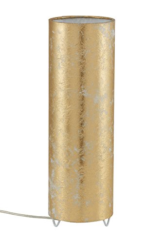 Briloner Leuchten,Tischlampe Kunststoff, goldfarben, 7711-017, für max. 25 Watt, E 27, 34 x 11 cm von Briloner Leuchten