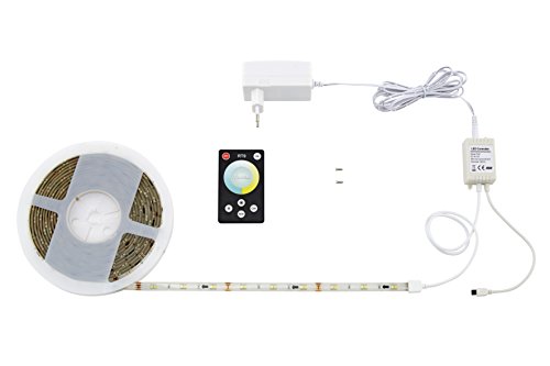 Briloner Leuchten CCT-LED Flexband, inkl. 300 LEDs/0,064 W - 150 Doppel-LEDs (warm-weiß/kalt-weiß) von Briloner Leuchten