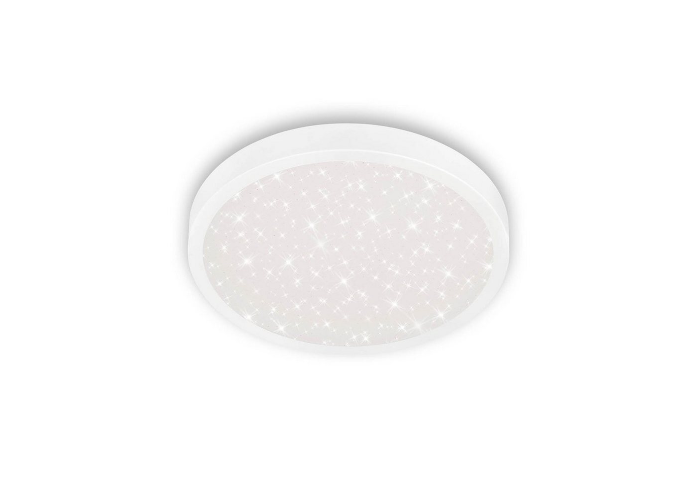 Briloner Leuchten LED-Sternenhimmel 3071-016, Sternenhimmel, LED fest verbaut, Neutralweiß, Deckenlampe, 38x5cm, Weiß, 24W, Wohnzimmer, Schlafzimmer, Küche, Flur von Briloner Leuchten