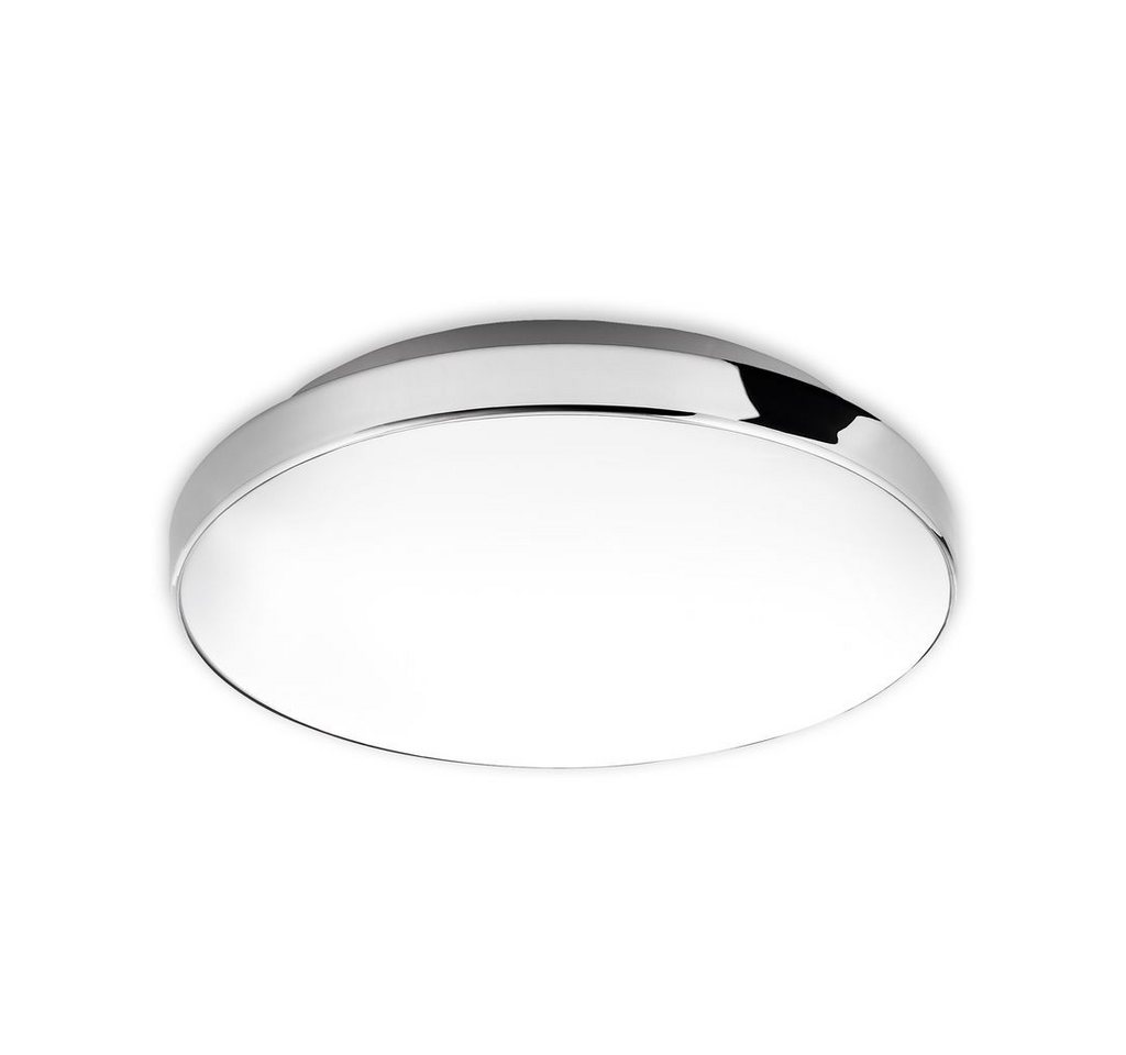 Briloner Leuchten LED Deckenleuchte 3351-016, LED fest integriert, 2700K - Extra-Warmweiß, Badezimmer, IP44, weiß-chrom, 28,5 cm Briloner Leuchten LED Deckenleuchte 3351-016, LED fest integriert, 2700K - Extra-Warmweiß, Badezimmer, IP44, weiß-chrom, 28,5 cm von Briloner Leuchten