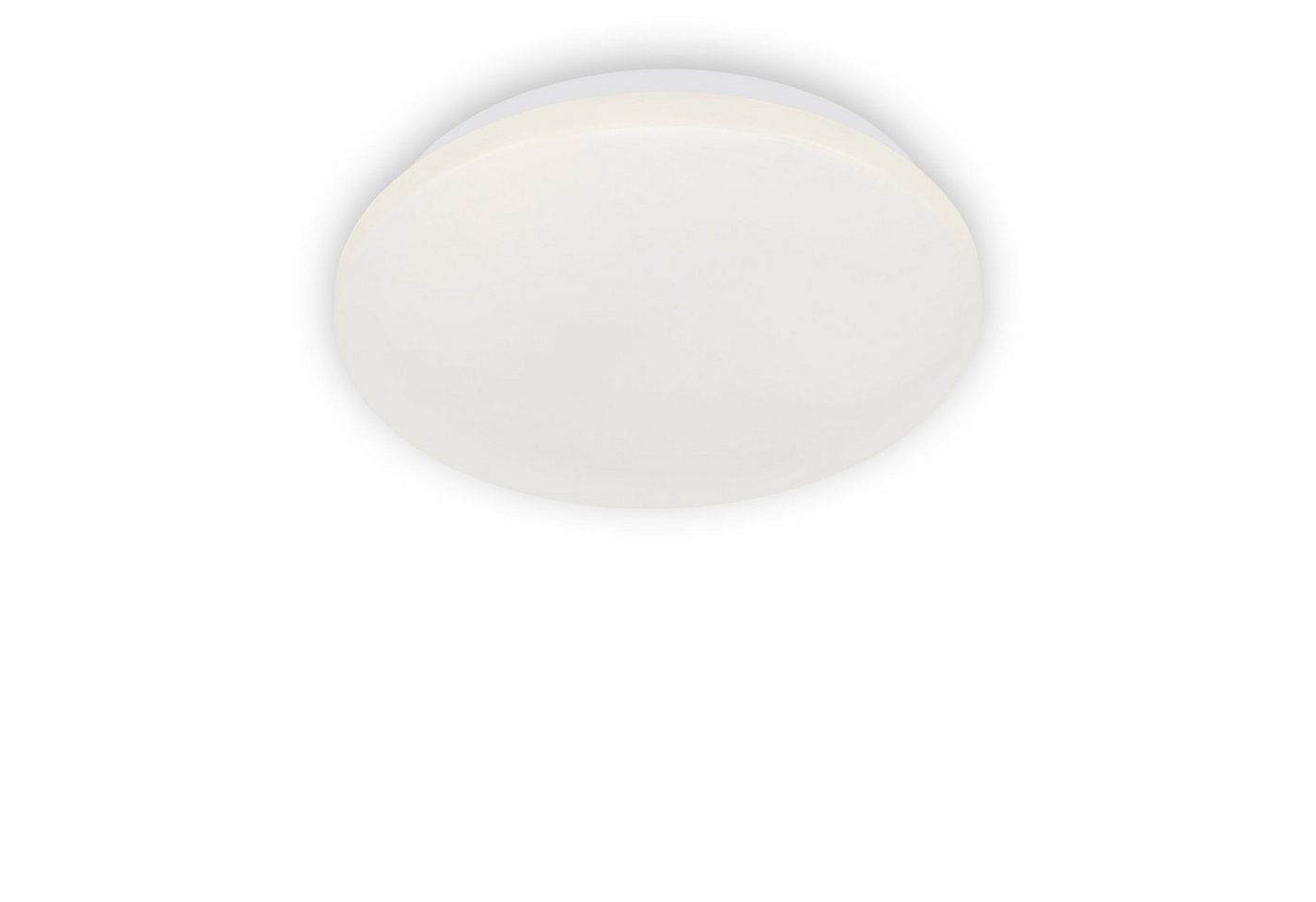 Briloner Leuchten LED Deckenleuchte 3404-016, LED fest verbaut, Neutralweiß, Badezimmer, IP44,weiß, 22 cm von Briloner Leuchten