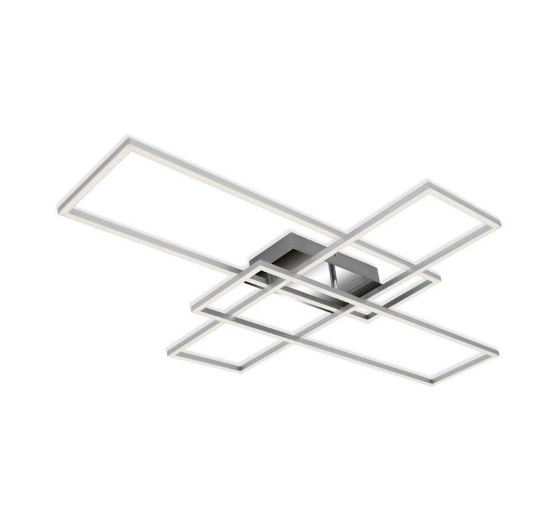 Briloner Leuchten LED Deckenleuchte 3504-018, Dimmfunktion, LED fest integriert, 2700K - Extra-Warmweiß, Moderne Deckenlampe dimmbar und schwenkbar 3000K von Briloner Leuchten