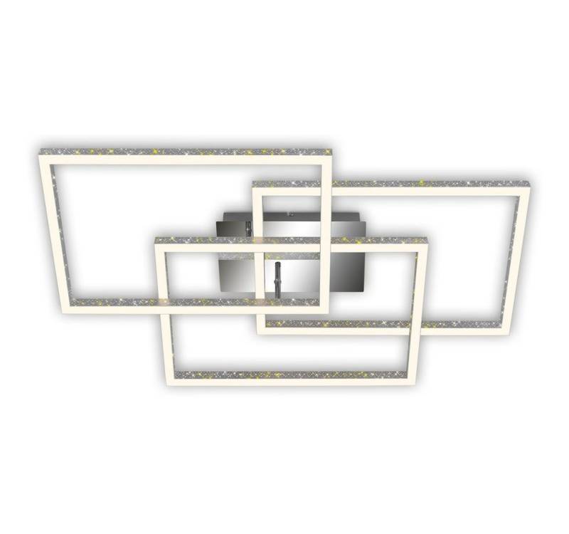 Briloner Leuchten LED Deckenleuchte 3752-019, Dimmfunktion, LED fest integriert, 2700K - Extra-Warmweiß, Glitzereffekt, Memory, schwenkbar, Stufenweise dimmbar Briloner Leuchten LED Deckenleuchte 3752-019, Dimmfunktion, LED fest integriert, 2700K - Extra-Warmweiß, Glitzereffekt, Memory, schwenkbar, Stufenweise dimmbar von Briloner Leuchten