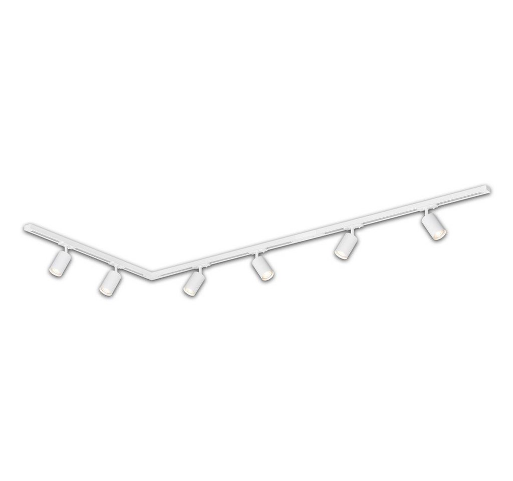 Briloner Leuchten LED Deckenleuchte 8010066B, LED wechselbar, 2700K - Extra-Warmweiß, Schienensystem Rail 2,25 m Weiß max. 9W Decke Wohnzimmer Büro Küche Briloner Leuchten LED Deckenleuchte 8010066B, LED wechselbar, 2700K - Extra-Warmweiß, Schienensystem Rail 2,25 m Weiß max. 9W Decke Wohnzimmer Büro Küche von Briloner Leuchten